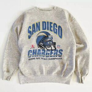 Vintage NFL San Diego Chargers AFC Champions Sweatshirt, Los Angeles Chargers